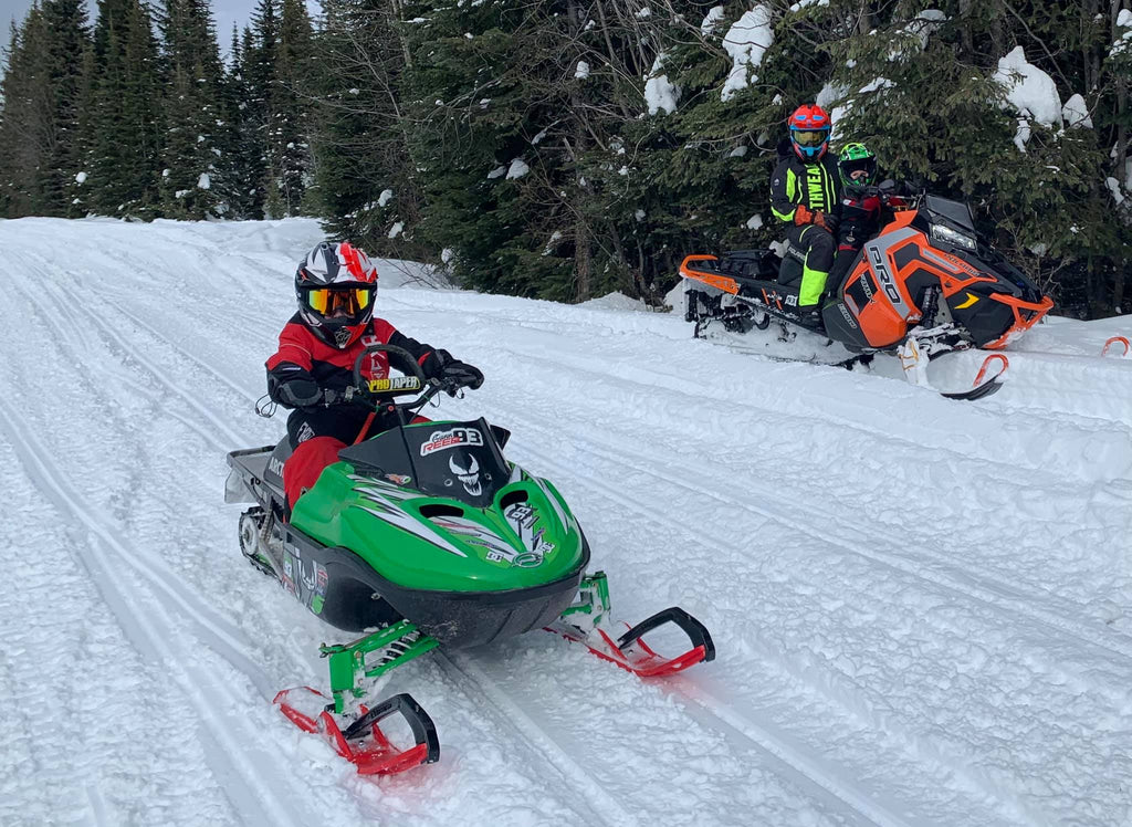 Kamloops snowmobile association. Porcupine trails.  Arctic Cat. Polaris.  Jethwear. 